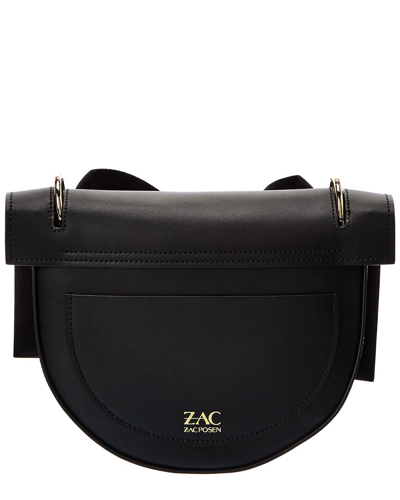 Zac Posen Women's Belay Leather Saddle Crossbody Bag