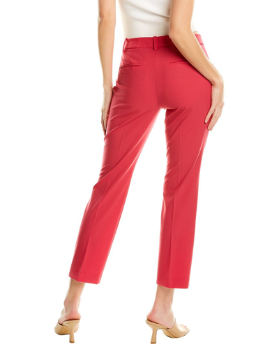 Shop Theory Izelle Traceable Wool Pant In Pink