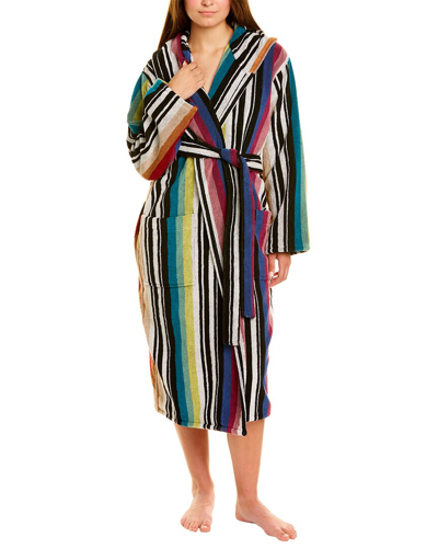 Shop Missoni Barnaby Hooded Bathrobe In Multi