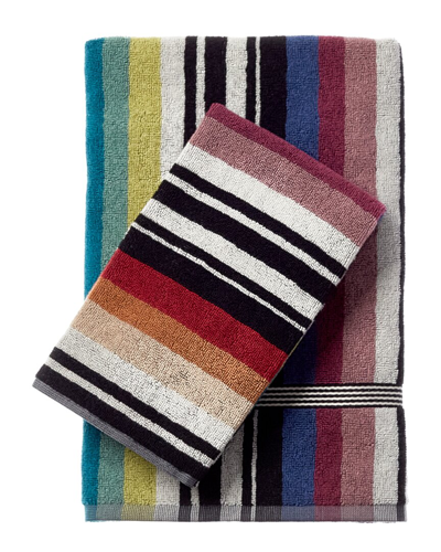 Shop Missoni Home Barnaby 2pc Towel Set In Multi