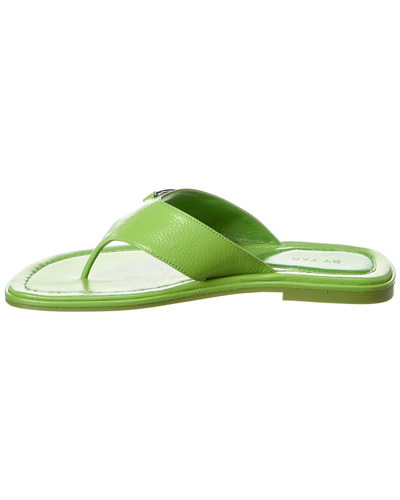 Shop By Far Zizi Leather Sandal In Green