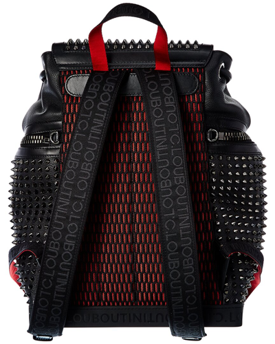 Shop Christian Louboutin Explorafunk Leather Backpack In Black