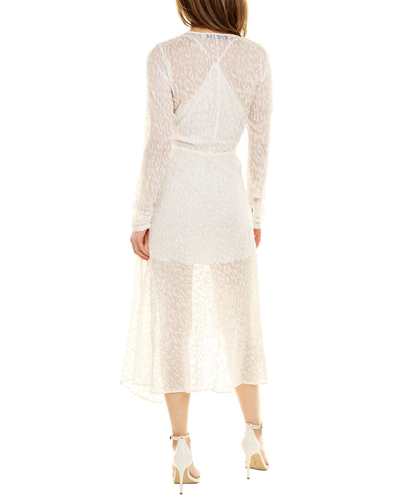 Shop Iro Lexa Silk-blend Maxi Dress In White