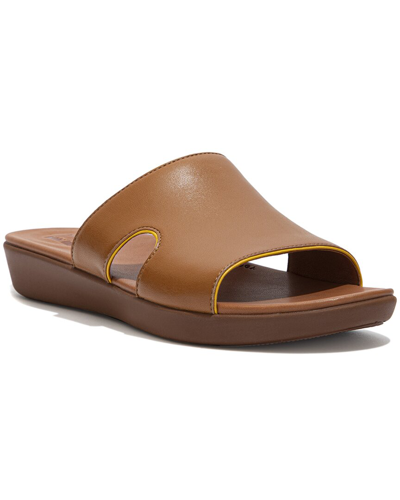 Shop Fitflop H-bar Leather Slide In Nocolor