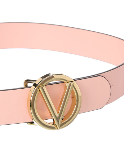 Shop Valentino By Mario Valentino Giusy Leather Belt In Pink