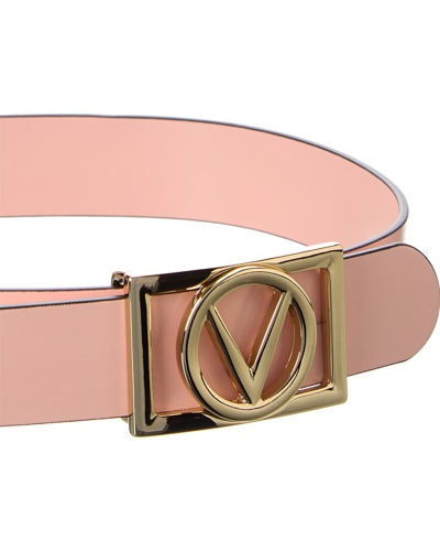Shop Valentino By Mario Valentino Dolly Leather Belt In Pink