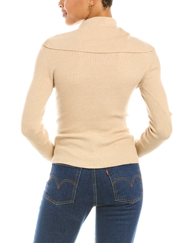 Shop Autumn Cashmere Cashmere-blend Sweater In Brown