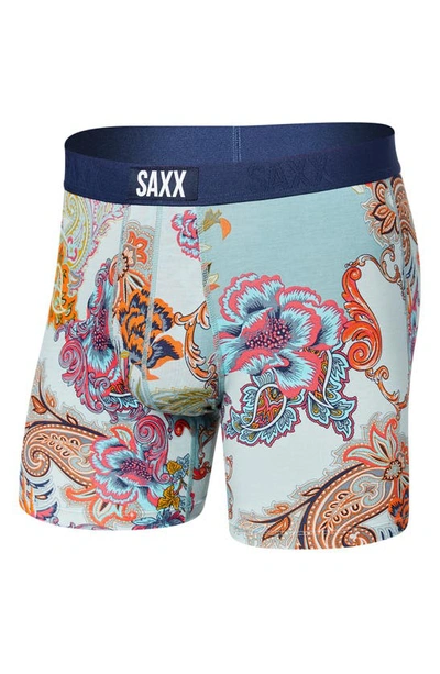Shop Saxx Ultra Super Soft Relaxed Fit Boxer Briefs In Embellished Story- Multi