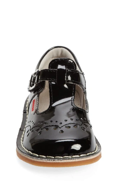L'amour Kids' Ruthie T Strap Mary Jane In Patent Black