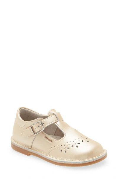 Shop L'amour Kids' Ruthie T Strap Mary Jane In Champagne
