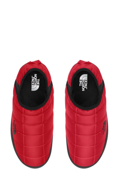 Shop The North Face Thermoball™ Traction Water Resistant Slipper In Tnf Red/ Tnf Black