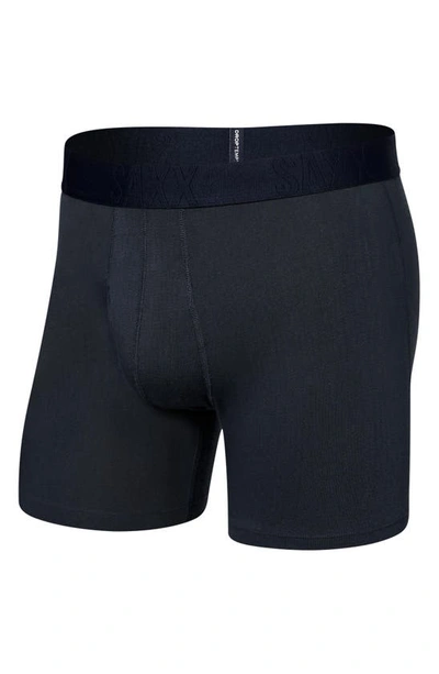 Shop Saxx Droptemp™ Cooling Cotton Slim Fit Boxer Briefs In India Ink