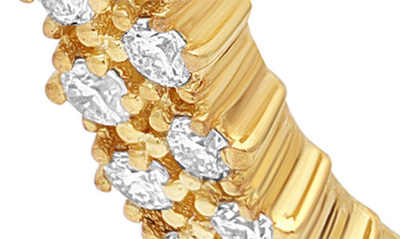 Shop Bony Levy Rita Diamond Hoop Earrings In 18k Yellow Gold