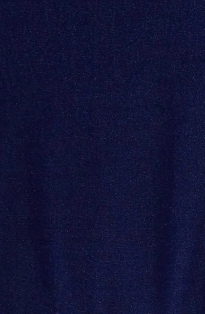 Ava & Yelly Kids' Long Sleeve Velvet Dress In Blue