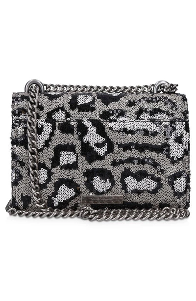 Kurt Geiger Small Shoreditch Sequin Crossbody Bag In Medium Brown