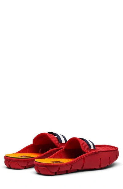 Shop Swims Slide Loafer In Red