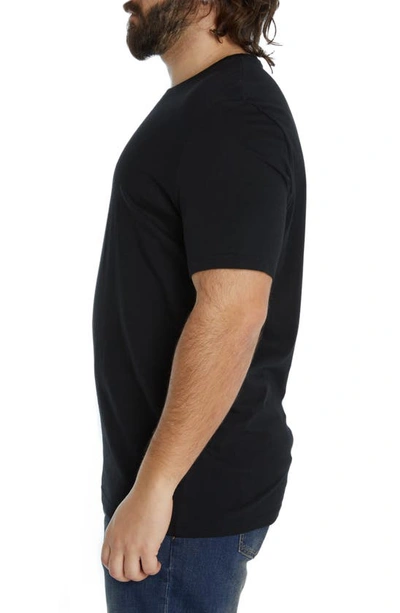 Shop Johnny Bigg Essential Crewneck T-shirt In Black