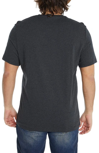 Shop Johnny Bigg Essential Crewneck T-shirt In Charcoal