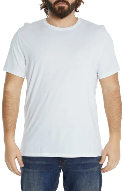 Shop Johnny Bigg Essential Crewneck T-shirt In White