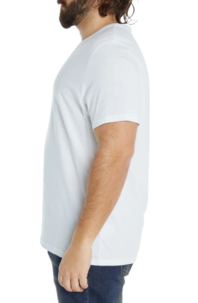 Shop Johnny Bigg Essential Crewneck T-shirt In White