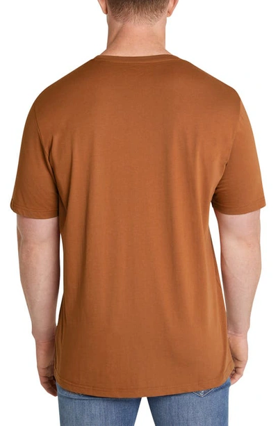 Shop Johnny Bigg Essential Crewneck T-shirt In Ginger