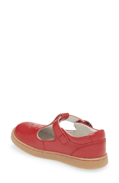 L'amour Chelsea T-strap Shoe In Red