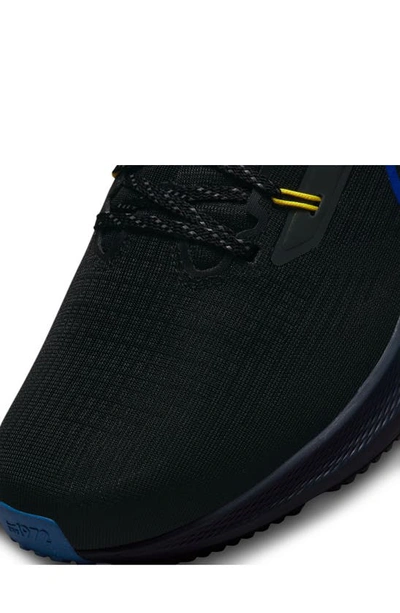 Shop Nike Air Zoom Pegasus 39 Running Shoe In Black/ Hyper Royal/ Blue