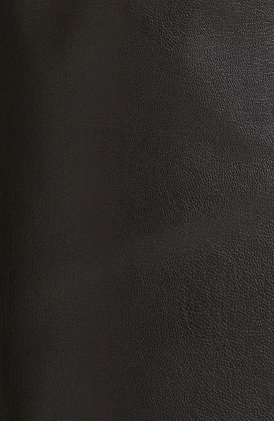 Shop Cinq À Sept Benji Faux Leather Crop Pants In Black