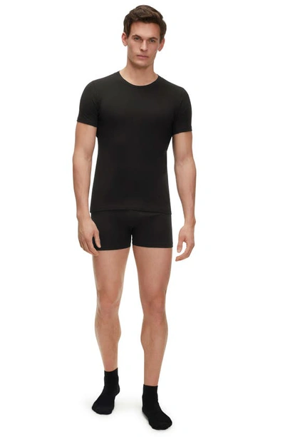 Falke 2-pack Daily Comfort Cotton Blend Boxer Briefs In Black