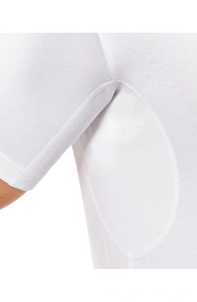 Falke Short-sleeve V-neck T-shirt In White