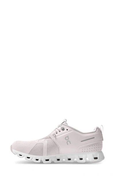 On Cloud 5 Terry Running Shoe In Lily/ Sand