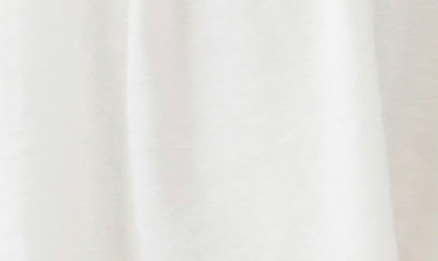 Endless Rose Ruched Tiered Cotton Blend Minidress In White