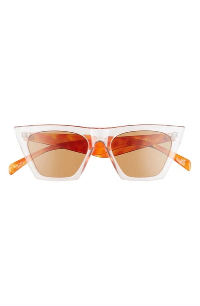 Shop Aire Perseus 51mm Cat Eye Sunglasses In Candy / Amber Tort