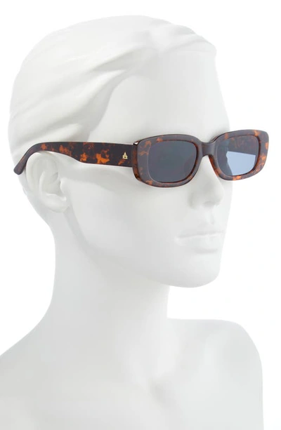 Shop Aire Ceres V2 51mm Rectangular Sunglasses In Dark Tort