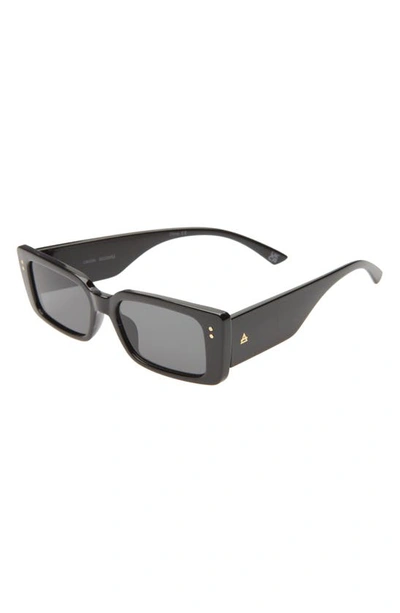 Shop Aire Orion 53mm Rectangular Sunglasses In Black