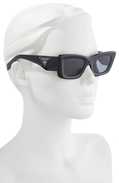 Shop Prada 50mm Square Sunglasses In Black