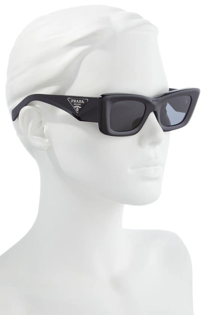Prada 50mm Square Sunglasses In Black