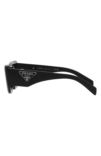 Prada 50mm Square Sunglasses In Black
