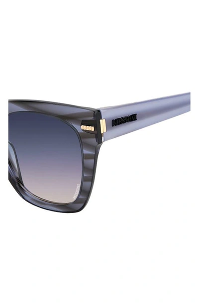 Shop Missoni 51mm Gradient Square Sunglasses In Grey