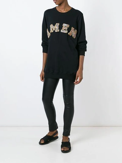 Shop Amen Logo Patch Sweatshirt