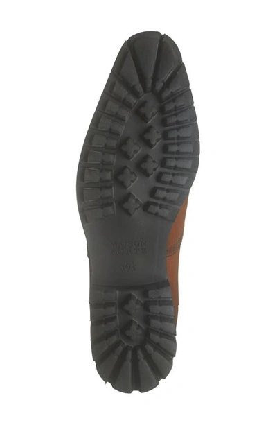 Shop Maison Forte Stella Lug Sole Chelsea Boot In Cognac