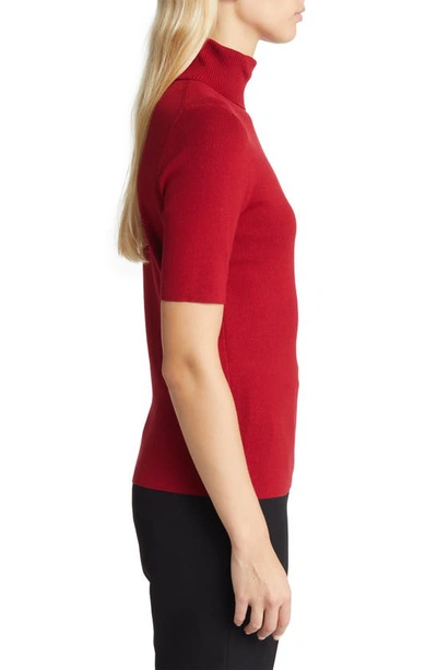 Anne Klein Plus Size Turtleneck Sweater In Titan Red