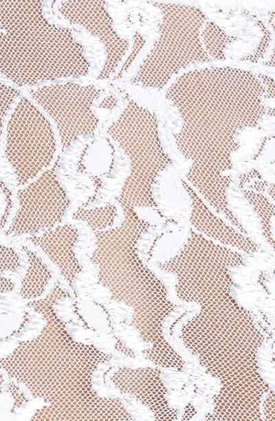 Shop Jacquemus Le Haut Musu Sheer Lace Crop Top In White