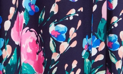 Eliza J Floral Print Faux Wrap Maxi Dress In Nmu