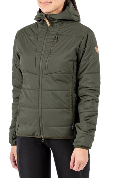 Shop Fjall Raven Keb Insulated Jacket In Deep Forest