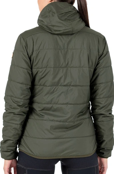 Shop Fjall Raven Keb Insulated Jacket In Deep Forest