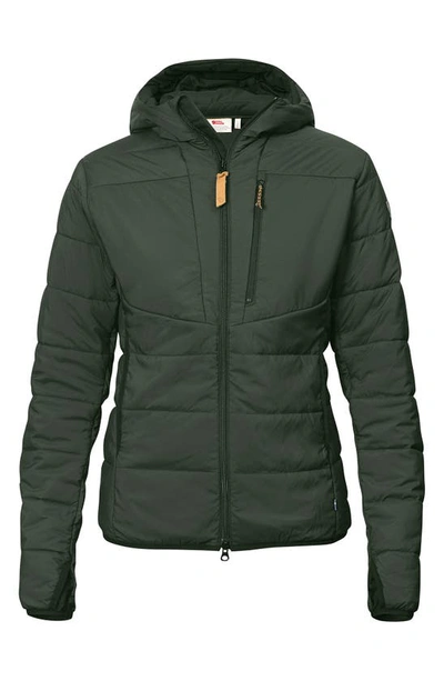 Shop Fjall Raven Keb Insulated Jacket In Deep Forest