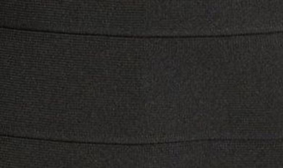 Shop Bebe V-neck Bandage Fit & Flare Minidress In Black