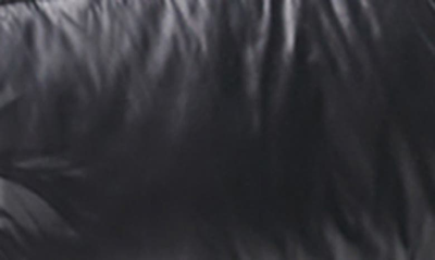 Shop Karl Lagerfeld Contrast Belted Longline Puffer Jacket In Black