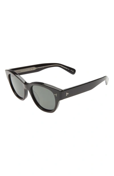 Shop Oliver Peoples Eadie 51mm Polarized Pillow Sunglasses In Black